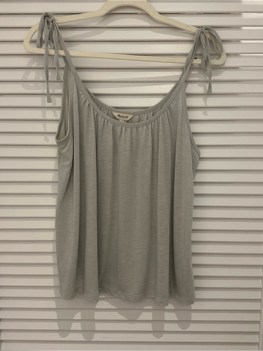 Madewell Gathered-Neck Tank Top